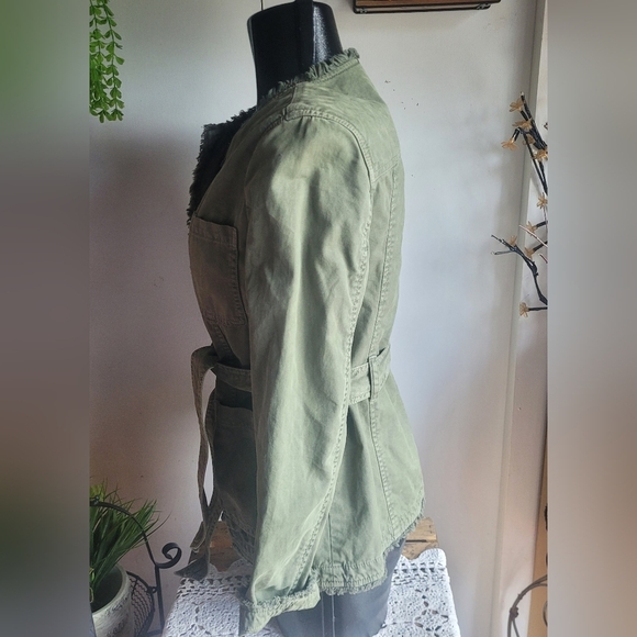 Banana Republic Olive Green Light Jacket S - Picture 4 of 7